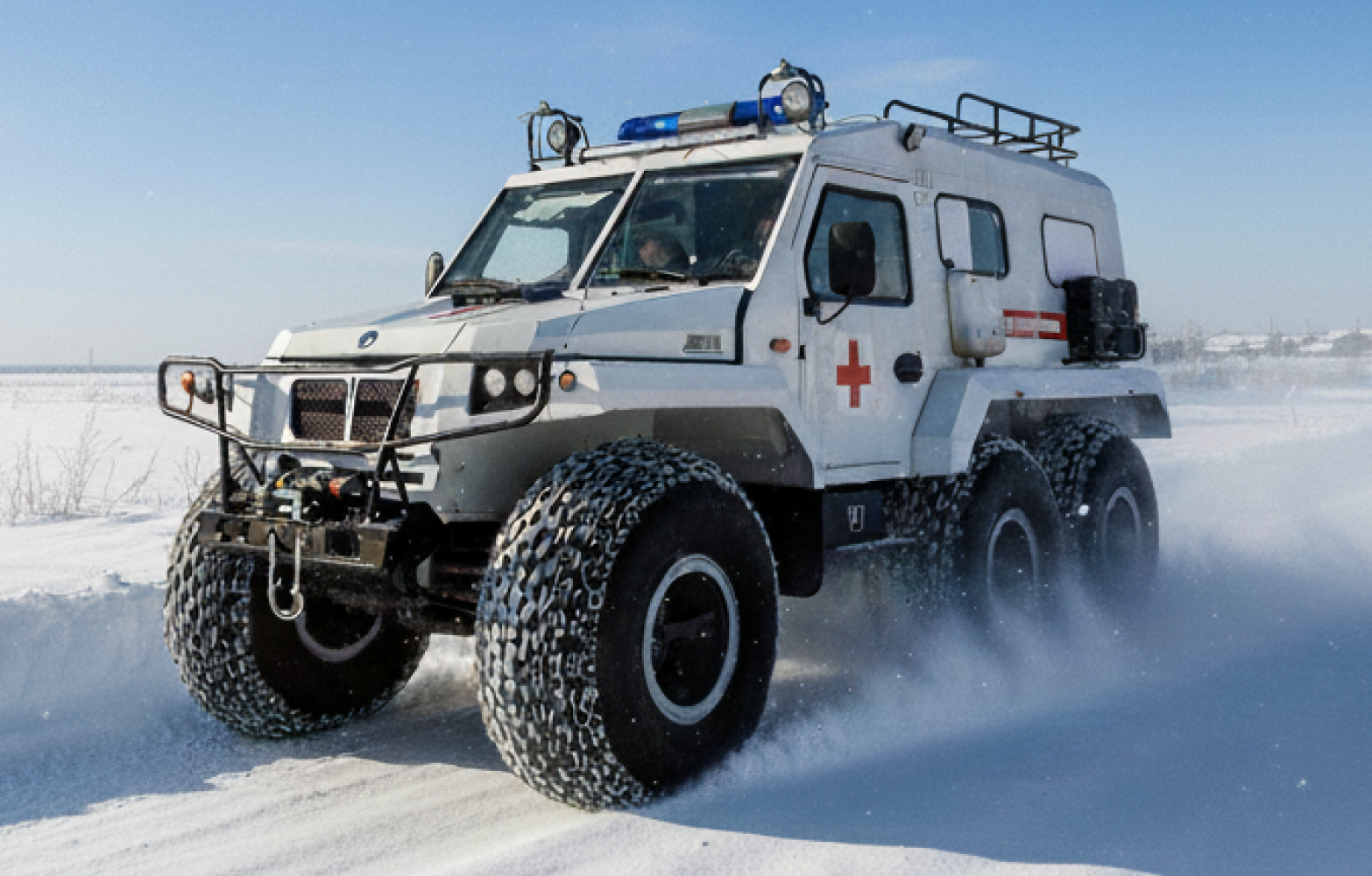 Вездеход ТРЭКОЛ-СКОРАЯ ПОМОЩЬ